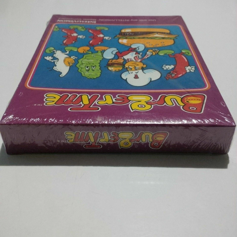 Intellivision BurguerTime New Old Stock Sealed Data East Usa 1983 Singapore - Image 3 of 4