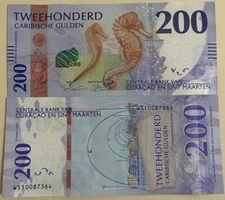 Curacao and Sint Maarten - 200 Gulden 2025 UNC P. 5 Lemberg-Zp