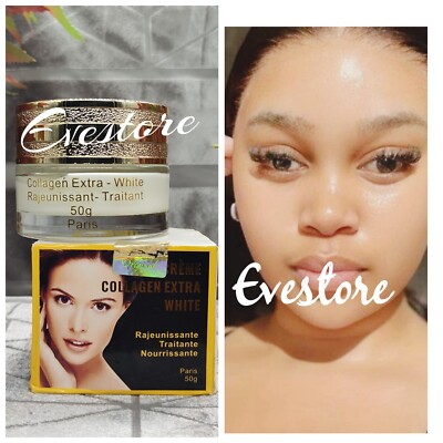 Collagen Extra WHITE Treatment Face Cream 3riple Action    50g X 1 AUTHENTIC 