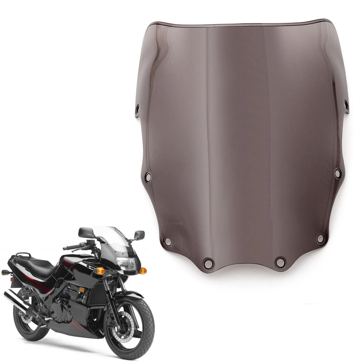 ABS Moto Windscreen Windshield Fit For Kawasaki EX500 Ninja 500R