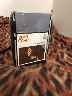 Vikki Carr It Must Be Him 8 Track Sealed Liberty Stereo Tape Sonic Spectrum
