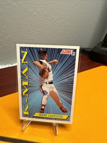 3 Card Lot 1991 Score K-man Cone-Martinez-Langston - Picture 4 of 8