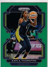 2022 Panini WNBA Prizm Green Refractor #48 Kayla Thornton
