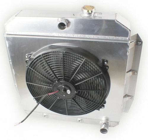 4 Row Radiator Shroud Fan For 1955-1959 Chevy GMC 3100 3200 3400 3500 3600 Truck