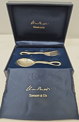 Vintage Tiffany & Co Elsa Peretti Sterling Silver Padova Fork and