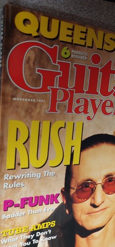 Guitar Player Magazine November 1991 Rush Simple Minds P-Funk Queensryche Robbie - Picture 7 of 15