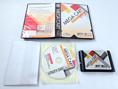 MEGA CART V1.X Save Backup Region Import Sega CD Genesis 32X Mega Drive
