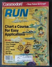 March 1990 RUN Magazine for the Commodore 64 VIC-20