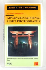 KODAK ADVANCED PHOTOGRAPHY VHS TAPE, ADVANCED EXISTING LIGHT PHOTOGRAPHY 1985