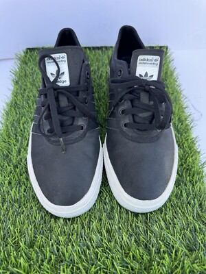 Adidas Skate Adi Ease Eldridge Black LeatherSuede Skateboarding Great Condition 