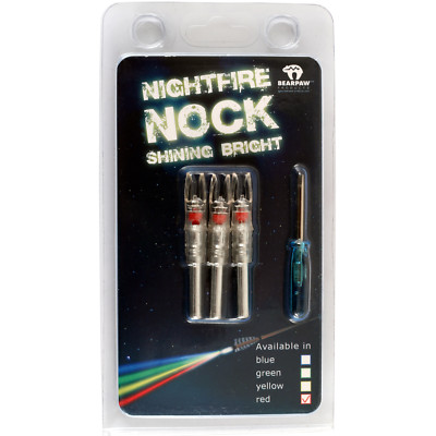 Bogensport Nocken Leuchtnocken Bearpaw Nightfire Nock