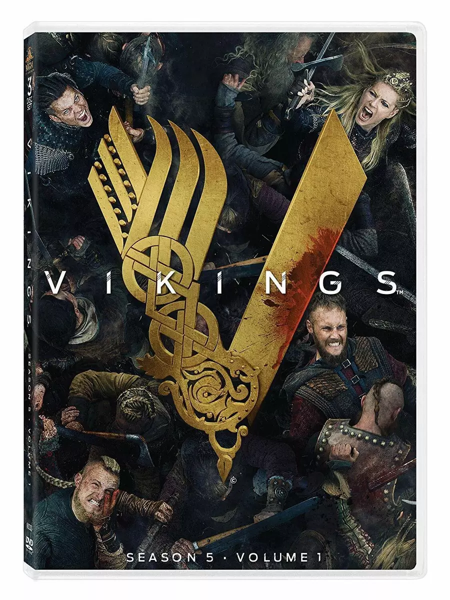 Vikings Season 5 Volume 1 DVD NEW FREE SHIPPING
