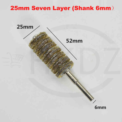 Drahtbürsten Messing Rundbürste Scheibenbürste Messingbürste 3mm 6mm Schaft - Bild 29 von 75