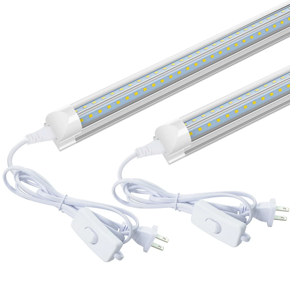 18W 28W T8 2FT Integrated LED Tube Light Bulb 5000K~6500K LED Shop Light Fixture - Image 2 of 4