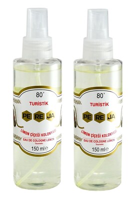 Lemon Cologne Spray, limon kolanya, Cape Moda Packed 150ml Spray Two Pack