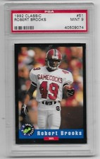 1992 Robert Brooks PSA 9 CLASSIC DRAFT PICKS Green Bay Packers