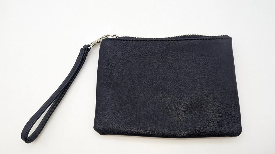 Cartera sin asas Bass azul marino plata estrellas bolso de maquillaje estrellas ee. uu. Foto 2 de 4