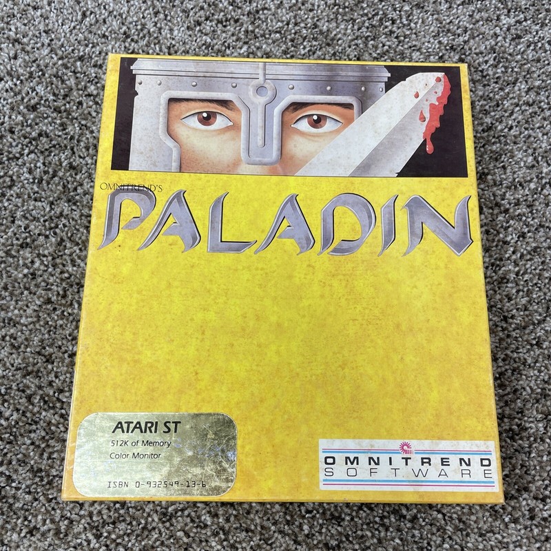 Paladin Atari ST Omnitrend Software Complete