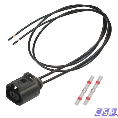HISports 2-poliger Temperatursensor Stecker - Kompatibel Mit VW Audi 1J0973702