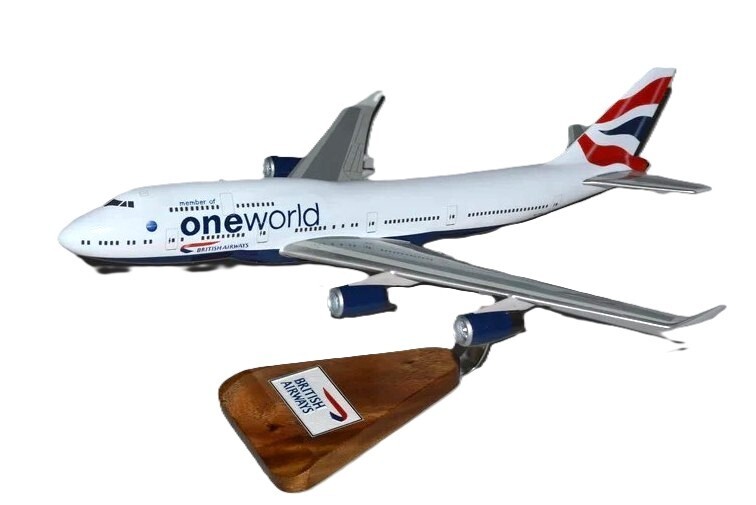 British Airways Boeing 747-400 Oneworld Desk Top Display 1