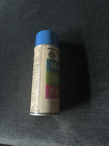 Vintage Napa Martin Senour Paints 7890 Ford Blue Spray Paint Can Full - Picture 3 of 6