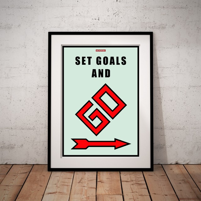 Monopoly Motivation Success Gift Work Home Wall Art Decor 24" x 36" LARGE POSTER eBay