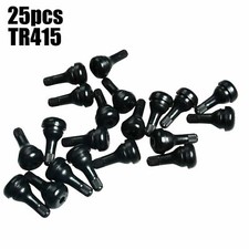 25pcs Tr415 Snap-in Tire Valve Stem 1-14 .625 Valve Hole Shortfat