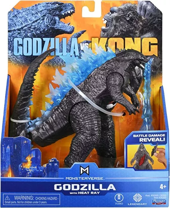 GODZILLA VS. KONG 2020 PLAYMATES Basic Action figure GODZILLA WITH HEAT RAY new