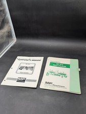 Massey Ferguson MF 375 Field Packer Operator Manual And Parts Book