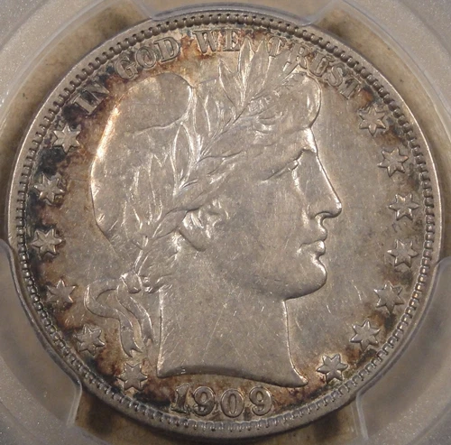 1909-S Barber Half Dollar 50c PCGS Certified XF40