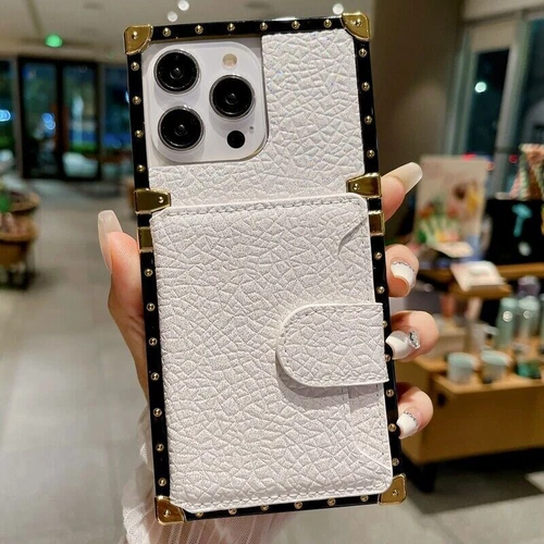 Leather Card Cover Case For LG Stylo 7 Google Pixel 7 8 Revvl 6 Tecno Camon 17 - Picture 12 of 14