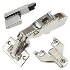 Blum 170 Degree SOFT CLOSE Clip Top Full OL Screw-on Cabinet Hinge Set - WOW!