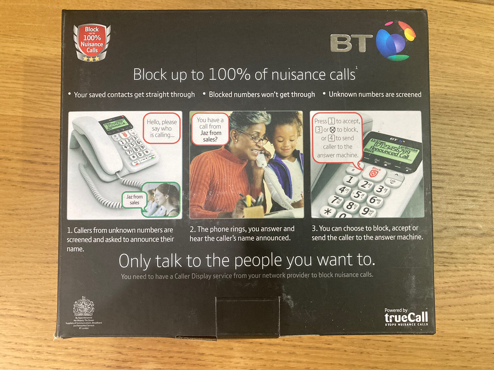 BT Decor 2600 Premium Nuisance Call Blocker Corded Phone With Answer