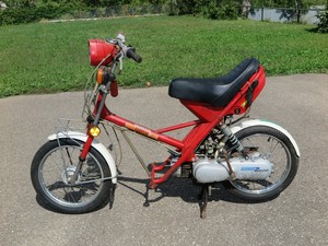 Vintage Honda Moped  . Sears Allstate Moped Complete Rear Wheel.