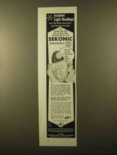 1958 Sekonic Brockway S Exposure Meter Ad - Incident
