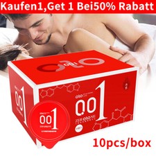 10x OLO 001 Feel Thin Ultradünn 0,01mm Kondome Hyaluronsäure gleitfähige Sex