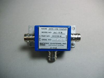 SCI Technology Bus Data Link Coupler 5012120-8 New