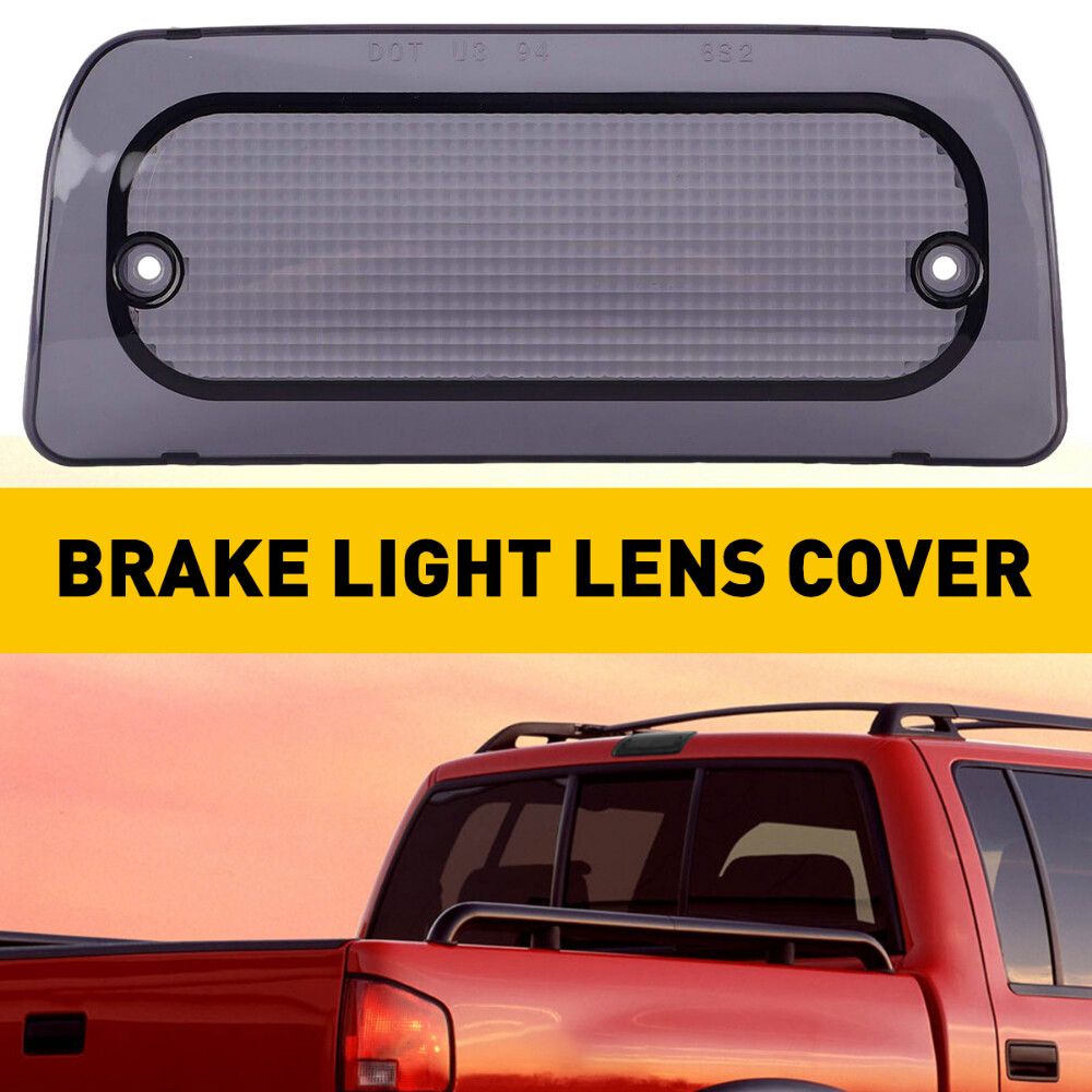 Smoke 3rd Brake Light Lens Cover for 94-04 Chevy S10 GMC Sonoma Extended Cab