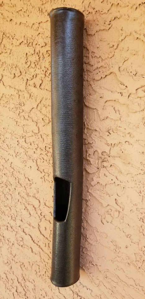 Mid Century Modern Black  Ceramic Succulent Planter/Bird Feeder 22x3 inches! - Image 4 of 4