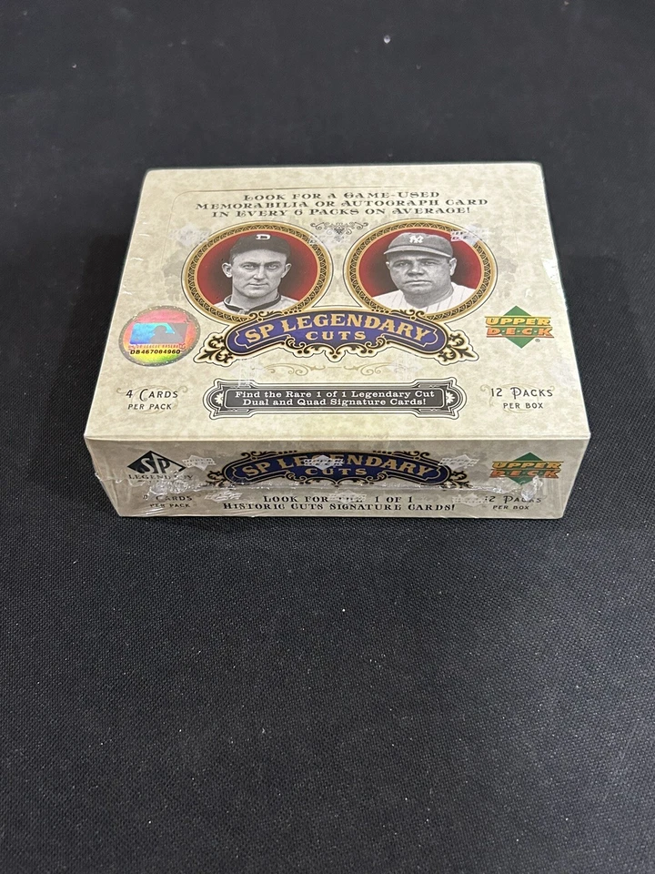 2006 Upper Deck SP Legendary Cuts Baseball Factory Sealed Box 12 Packs RARE - Image 2 of 4