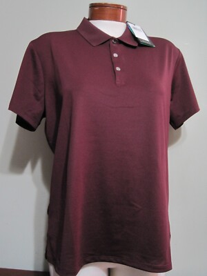 百*様 RLX プロフィット ポロシャツ M バーガンディ タグ付き RLX Polo Ralph Lauren ladies small medium Large burgundy