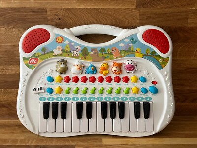 Simba ABC Tier Keyboard verschiedenen Sounds Tierlaute süße Tiermotive ab 3Jahre