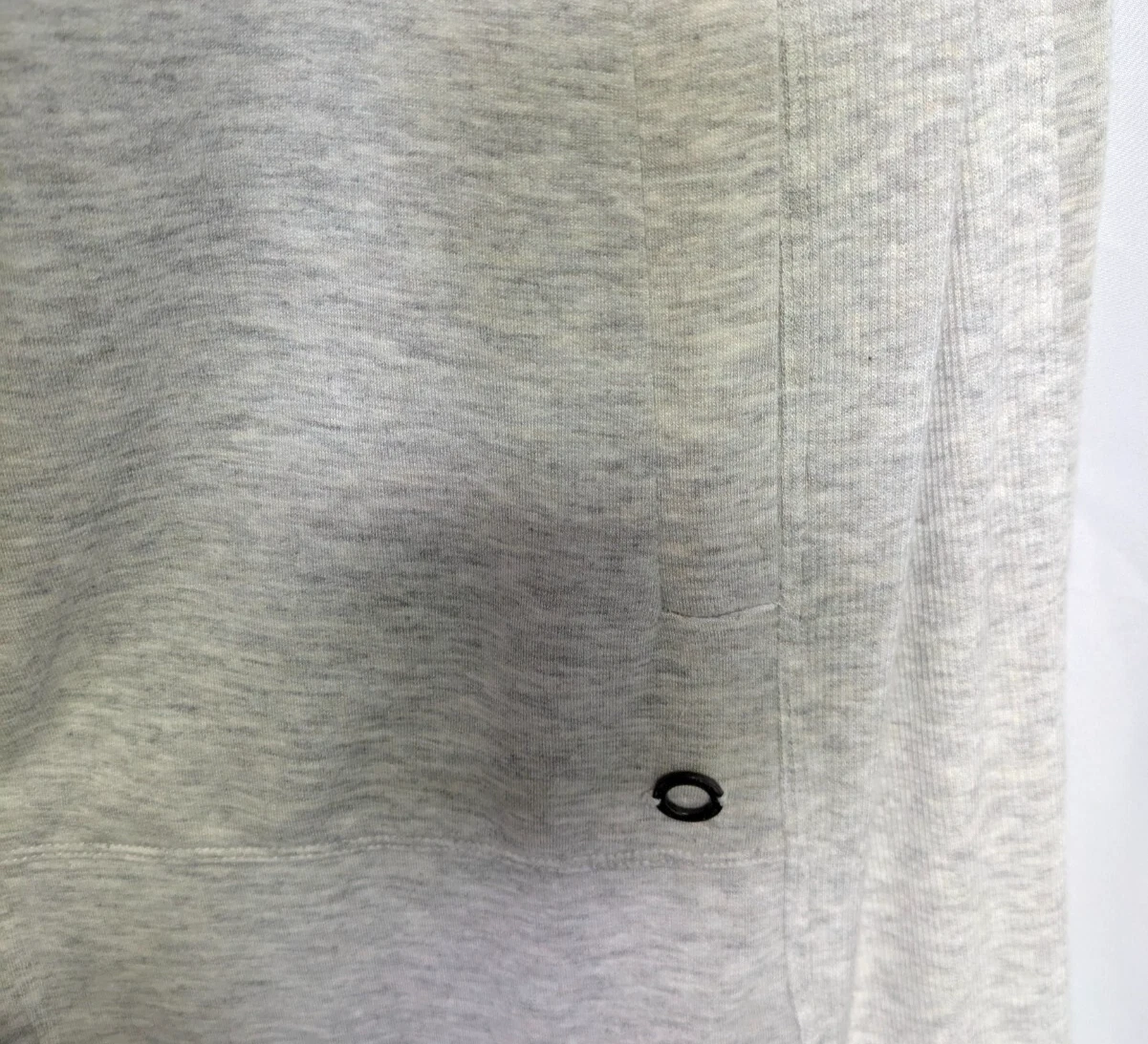 OFF WHITE Calvin Klein Maxi Felpa Aperta Frontale Felpa Senza Maniche Spolverino Gilet Lungo S