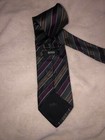 Luxurious Silk Tie Bordeaux/Grey/Bronze HUGO BOSS New