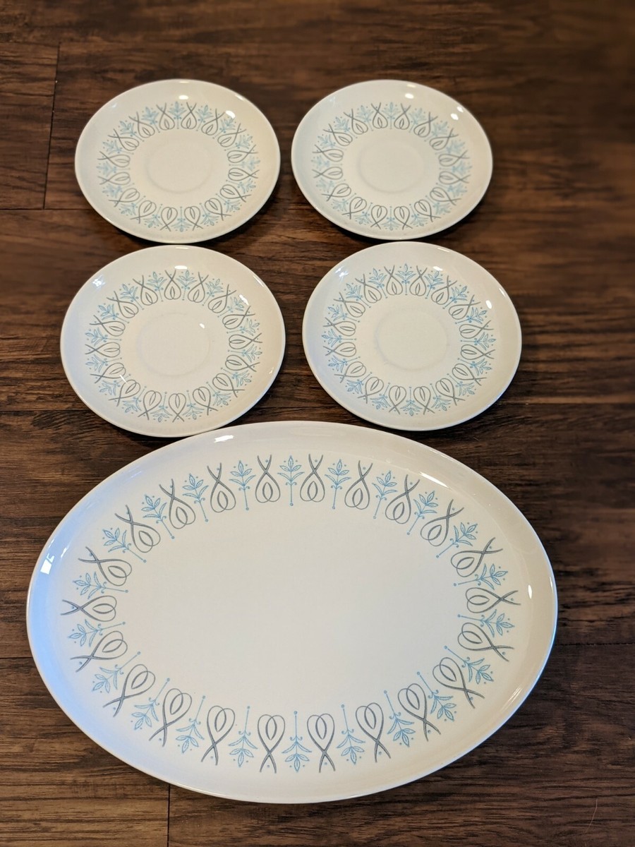 TAYLOR SMITH &TAYLOR COLORCRAFT USA製 5 ColorCraft by Taylor Smith & Taylor Plates 1950s Vintage Made in