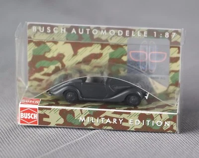 BUSCH 40253 (H0, 1:87) - BMW 327 Cabrio »Feldgendarmerie« Military - NEUWARE! - Bild 1 von 4