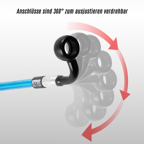 Stahlflex Bremsleitung für Peugeot 307 Break 3E 2.0 HDi 110 - Bild 7 von 9