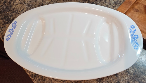 5 pc White Corning Ware Blue Cornflower Serving Dishes - Picture 4 of 13