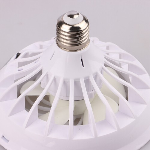2-in-1 AC 220V E27 LED Lamp Ceiling Fan with Bulb for Home Office Night Market - Picture 5 of 12