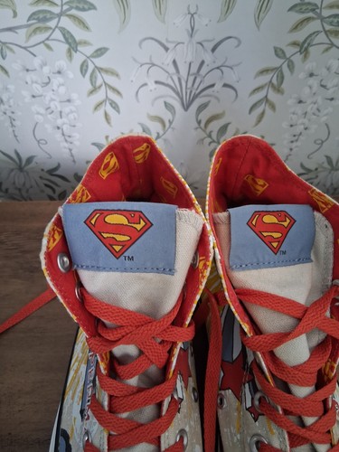 Superman Converse all star hi top taglia 7 adulti ottime - Foto 2 di 7